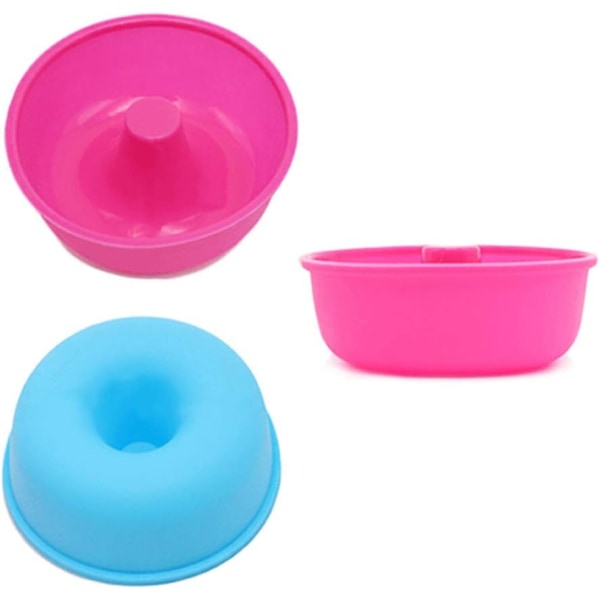 24 stk. Silikon Donut Pan Silikonforme Silikon Cupcake Bageform C