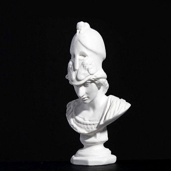 Mini Athena Gipsstaty Grekisk Byststaty Heminredning Souvenirer För Konstnärer Grekisk Mytologi Figurin Hartsskulpturer