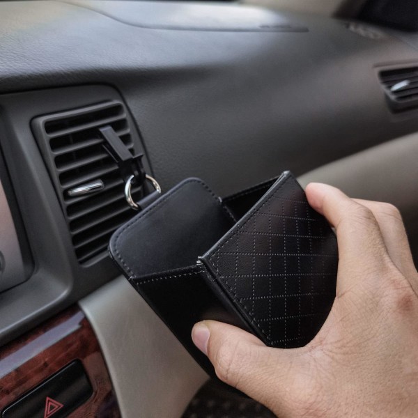 /#/A black car storage bag, 9cm × 5cm × 12cm internal storage bag c/#/