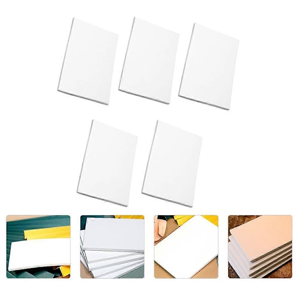 5 st Gummi Carving Block Gummi Hantverksmaterial DIY Gummistämpel Tillbehör