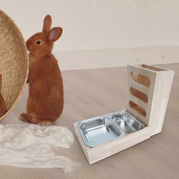 Hödispenser för kaninbur, höbehållare för hamster marsvin