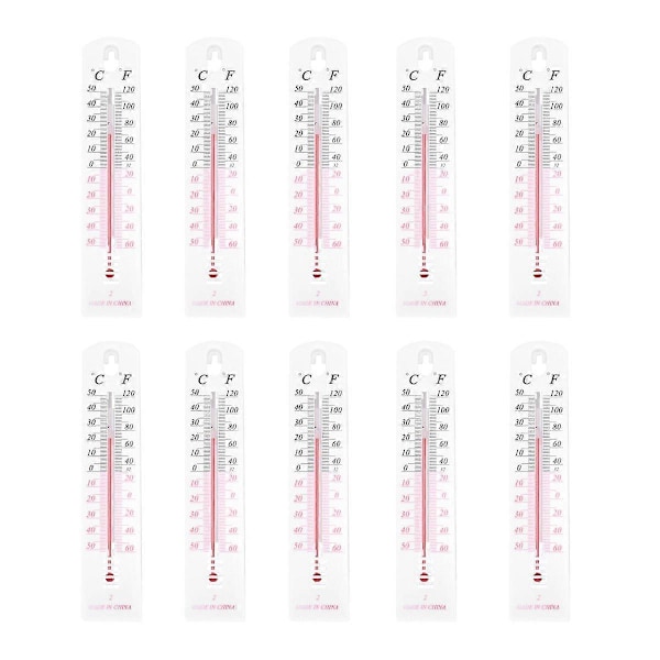 10 ST/Set Inomhustermometer Använd Exakt Celsius Fahrenheit Display Termometer
