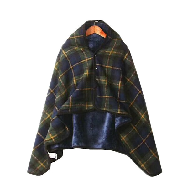 Japansk varmefleece varm sjal tæppe 100x140cm flanel so