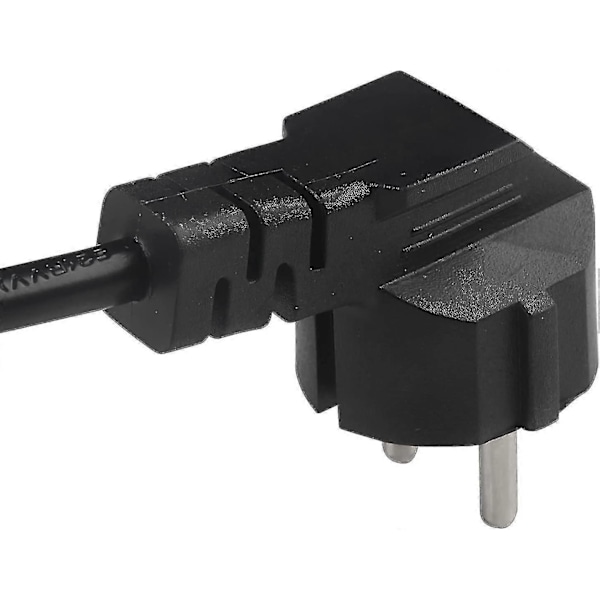 Strømkabel, 3-pinners AC-strømledning 1,5 m / 4,92 fot, 10a 18awgx3c, for bærbar PC, PC-skjermer, skannere, TV, skriver