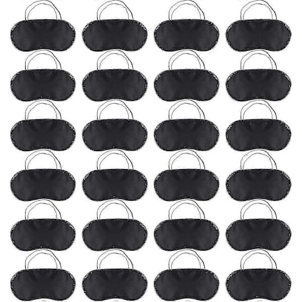 24-pack Sömnmask Ögonskugga, Mjuk Ögonbindel Resesömnskydd Bekvämt