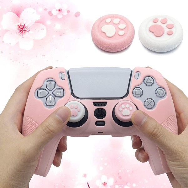 PS5-ohjaimelle Cute Skin Grip Cover Slip Slip Silicone P