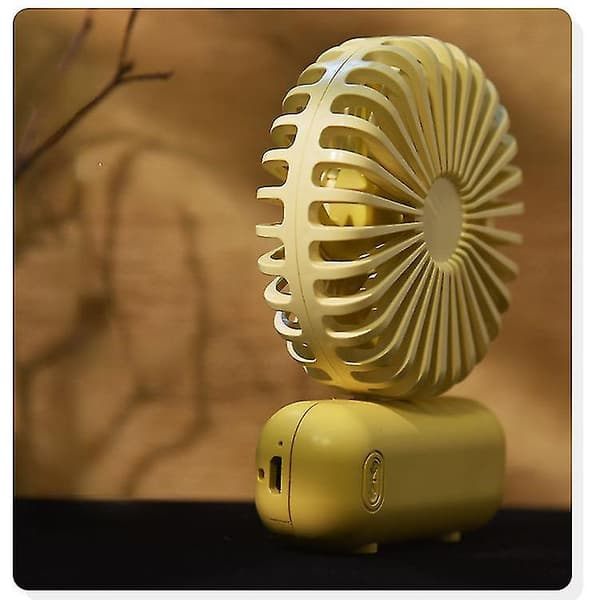Mini USB-opladningslomme Lille ventilator til skrivebord