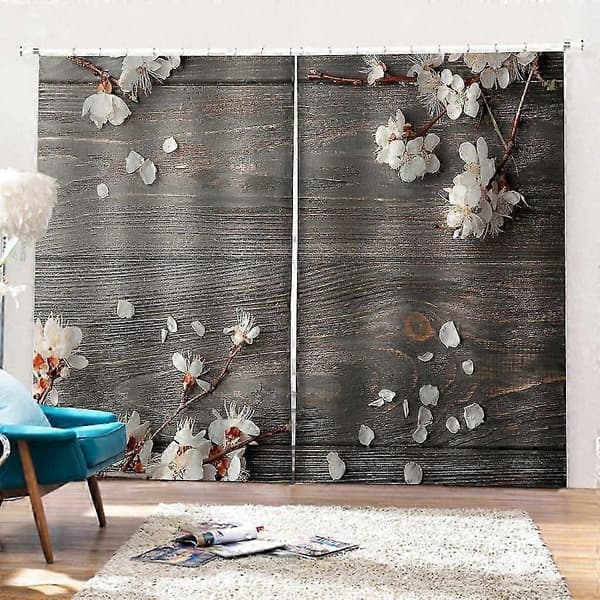 3D Gardinpaneler Draper Vindusbehandling Dekor 170x200cm