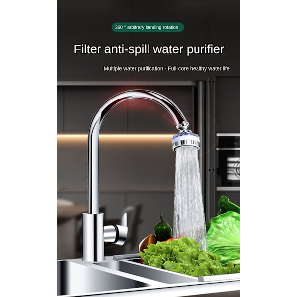 Kranvattenfilter med 6 PP-bomullsfilterelement, Universal A