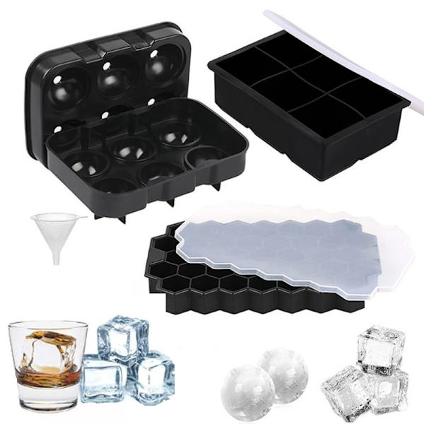 #Isbit/choklad/geléform stor kub#