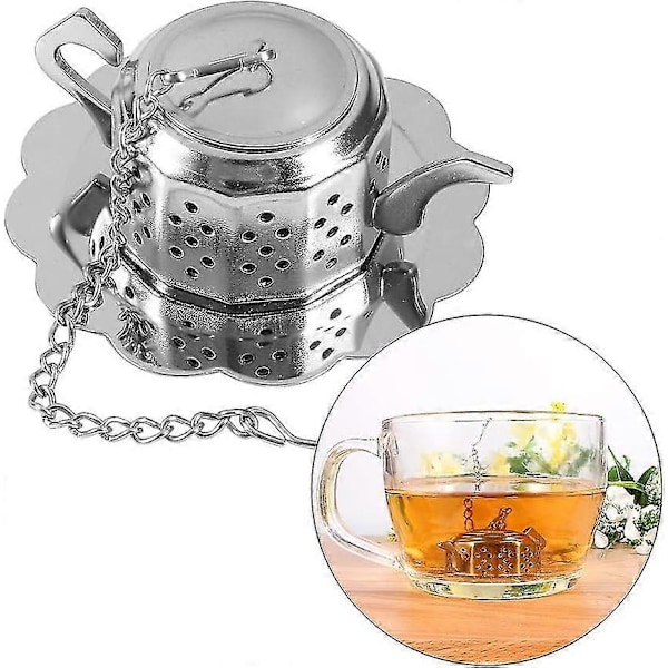 Teformad teinfuser i rostfritt stål