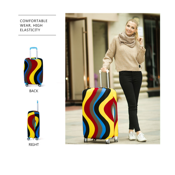 Elastiskt Resväska Skydd, Resväska Trolley Case Skyddande Väska
