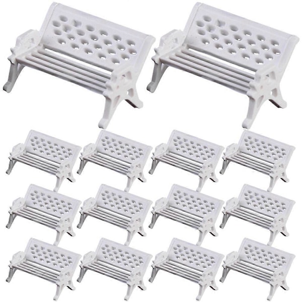 20 kpl Mini-talon penkkimallit Koristeelliset realistiset penkkimallit Pienoispuiston penkit