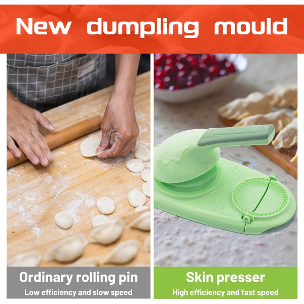 2 i 1 Tortilla Presse Maker, Manuel Form Maker til Dumpling Wraps