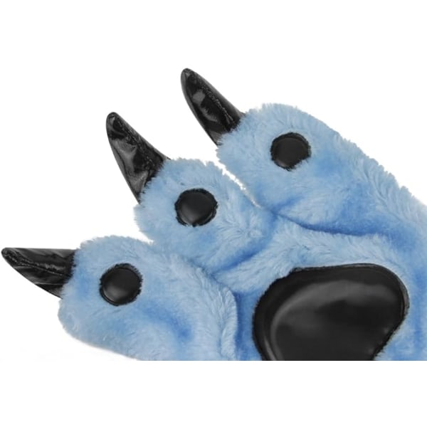 Claw Gloves Halloween Blue Carnival Christmas Cute Animal Paw Glo