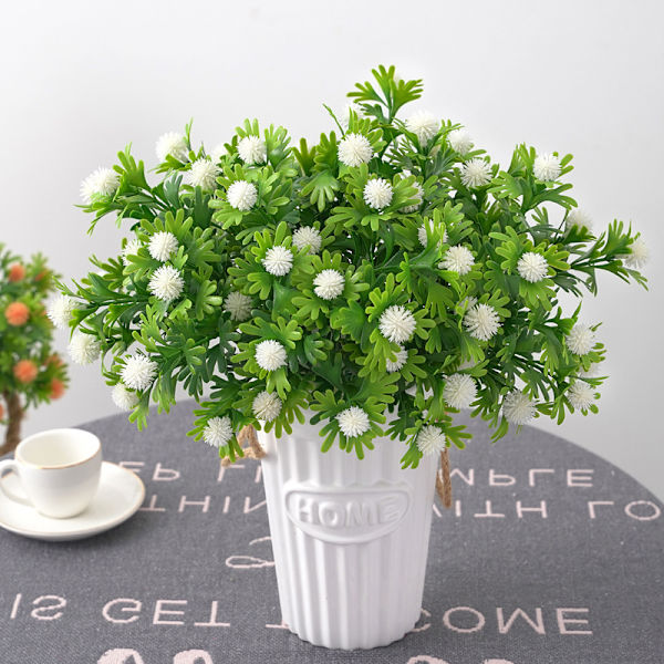 3 Stykker Kunstige Blomster Deko Kunstig Plante Utendørs Innendørs