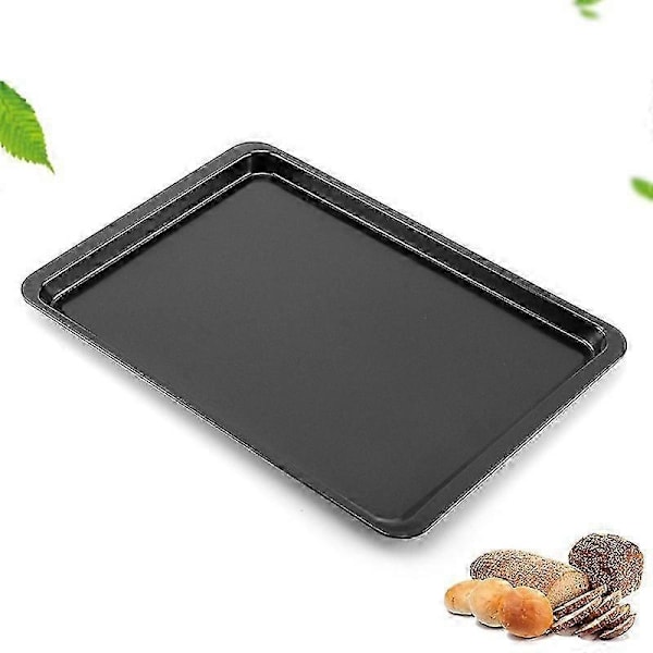 2 st Rektangulär Non-Stick Bröd Kakform Bakplåt Ugnsform Rektangulär Svart Bakplåt Di