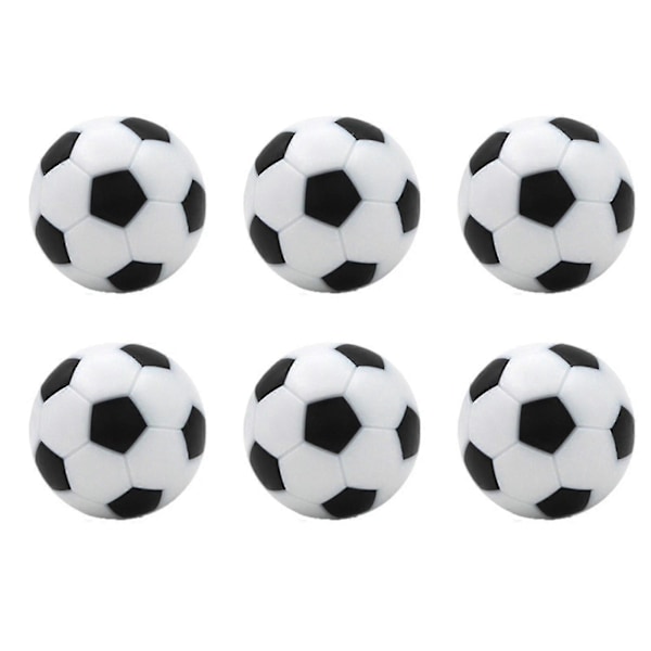 Bordfodbold 6 Stk. Bordfodboldbolde 32mm Mini Fodboldbolde Udskiftning Til Bordfodboldspil Tilbehør