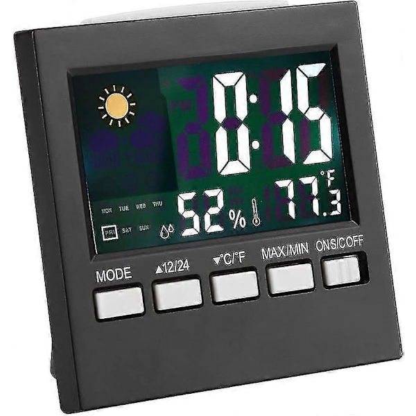 Termometer Hygrometer Hygro Indikator Mini Termometer Hygrometer Digital Inomhus/Utomhus Mätare Hygrometer Luftfuktighet För Hemmakontor