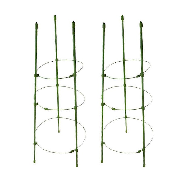 2 Sæt Plantestøttebure Havestøtter Tomatrankebure Støtter Espalier