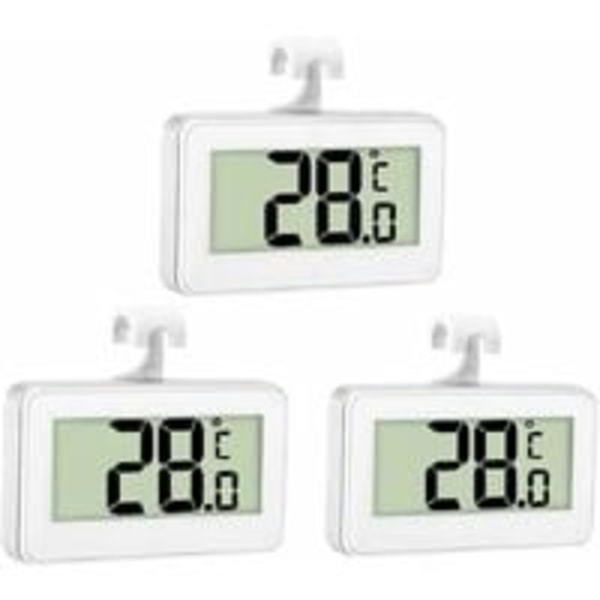 3X Kjøleskapstermometer Digital Frysertermometer Kjøleskapstermometer