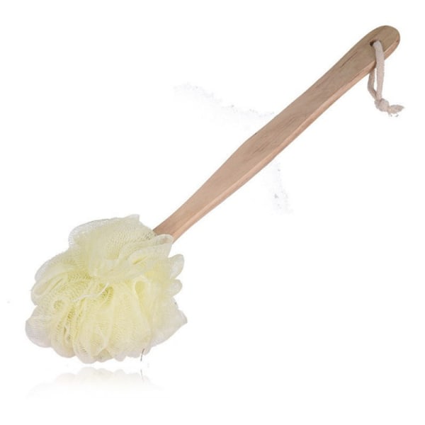 Long Handle Back Scrubber Bath Shower Sponge Brush Body Back Exf