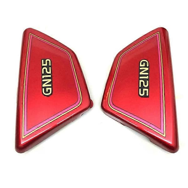 Røde Motorcykel Batteri Side Cover Ramme Side Covers Paneler til GN125 GN 125