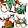 /#/12 Styles Julekostume Brille Stel Julepynt/#/