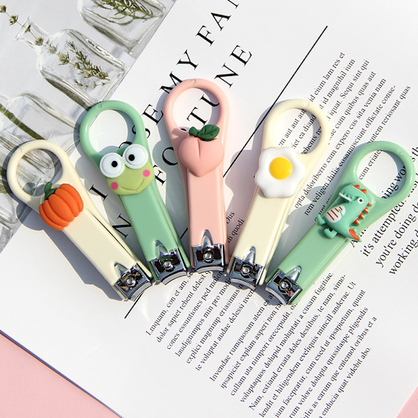 #5-pack nagelklippare 5 stilar Professionella nagelklippare i rostfritt stål för kvinnor, flickor och barn Ett professionellt skärverktyg för att förbereda manikyr#