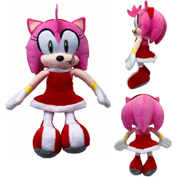 /#/Amy Rose plysj 12,2 tommers levende utstoppa plysjmyk dukke for Fa/#/