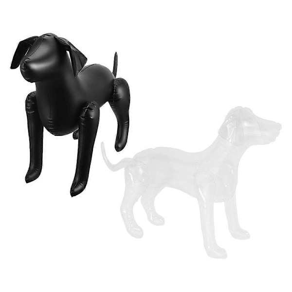 2 st Uppblåsbar Hund Skyltdocka Hundkläder Display Skyltdocka PVC Hund Kläder Skyltdocka