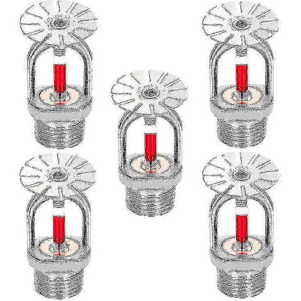 5 stk. Brand sprinklerhoved 3/4 tomme Pendent Type 155 Vand Spray Ned 68 Messing Sprinklerhoveder 3/4\" Npt