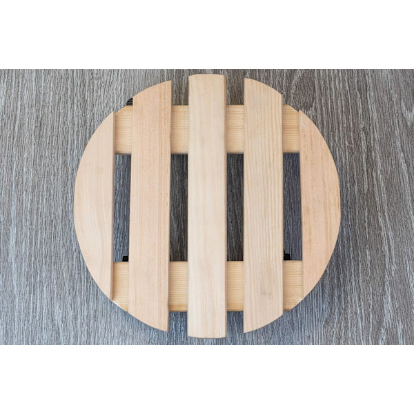 *hjul til planter Ø 330 mm Belastning Naturlig fyrretræstop TPE-hjul med*