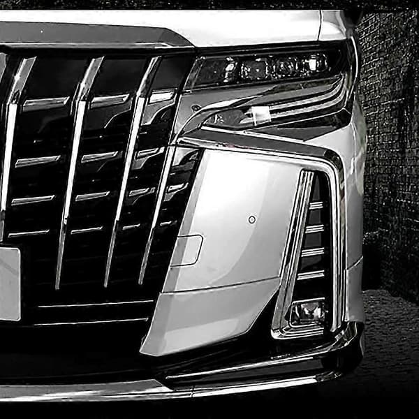 For Alphard 30-serien Frontfanger Trim Beskyttelseslist Tåkelys Tåkelys Pyntelist Krom Dec