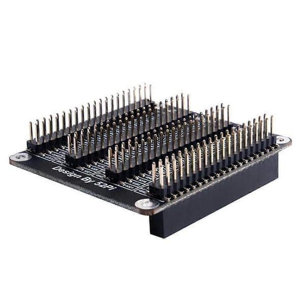 Til GPIO-udvidelseskort 40-pin IO-multiplexermodul med skruer 4B/3B+ Multifunktionsmodul
