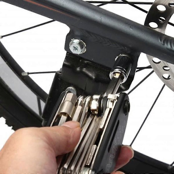 Cykelreparationsverktyg - 16-i-1 Multifunktionell Cykelmekaniker Reparationsverktyg