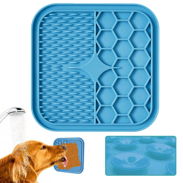 Hundslickmatta, 2 stycken Hundslickmatta med Superstark Sugkraft