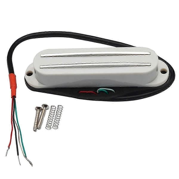 Vita Humbuckers Single Coil Pickups Humbuckers för Single Size Pickups Elgitarr