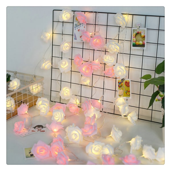 /#/LED Rose String Lights Julelys String Lights/#/