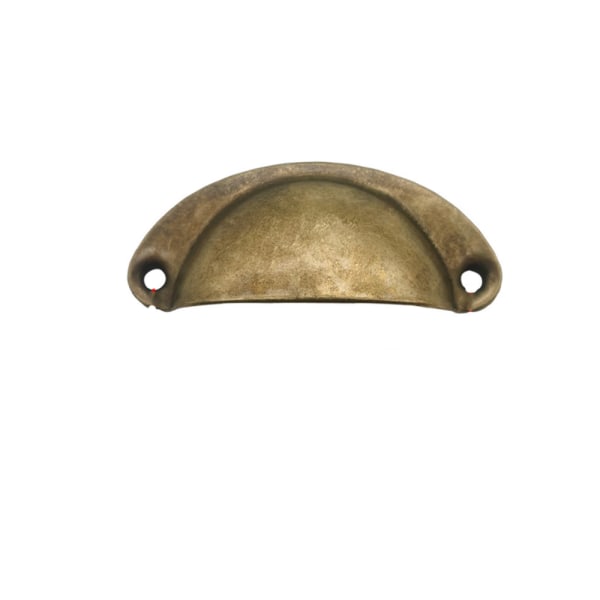 2 Skalformade Dörrhandtag, Vintage Låda Drag Handtag, Retro Halvcirkel