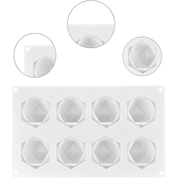 *Silikoneform til stearinlys 1 stk. Silikoneform til stearinlys DIY*