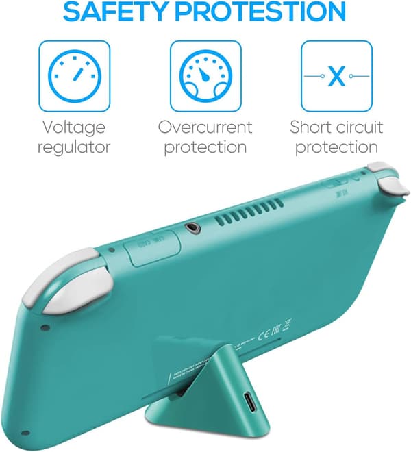 Opladerstation Kompatibel med Nintendo Switch Lite og Switch