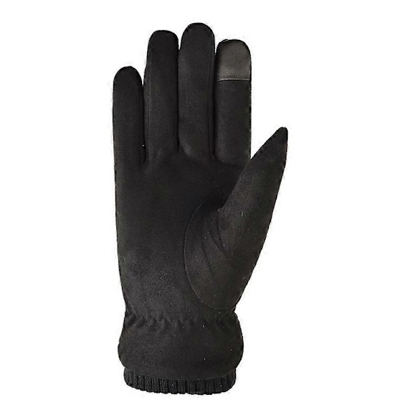 2 stk. Vinter Varme Touch Screen Handsker til Mænd Kvinder Termisk Ruskind Fleece Foret Anti-Slip Vinter Vanter til Udendørs Sport Kørsel Cykling Vandring Løb
