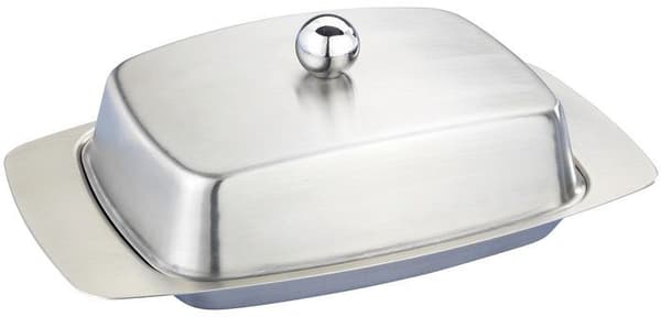 #Smørboks i rustfritt stål 304#