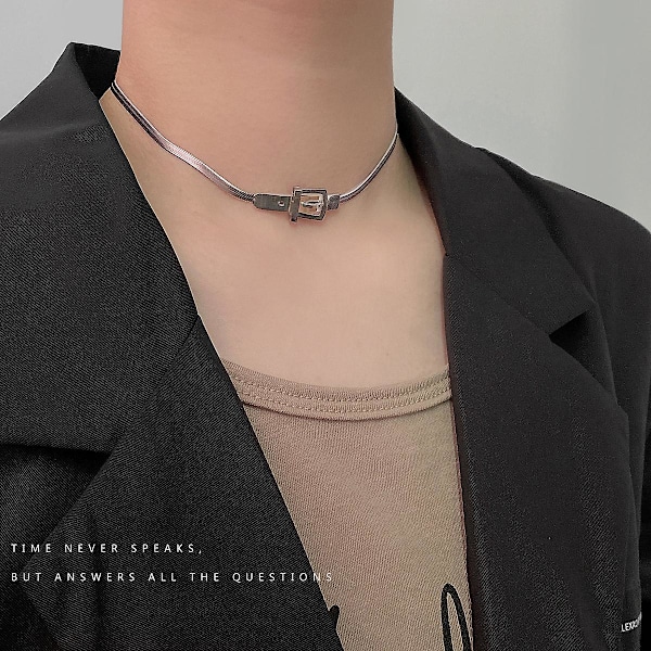 Choker-kjede Justerbare Delikate Belte Spenner Halskjeder for Kvinner Jenter Smykker Gaver
