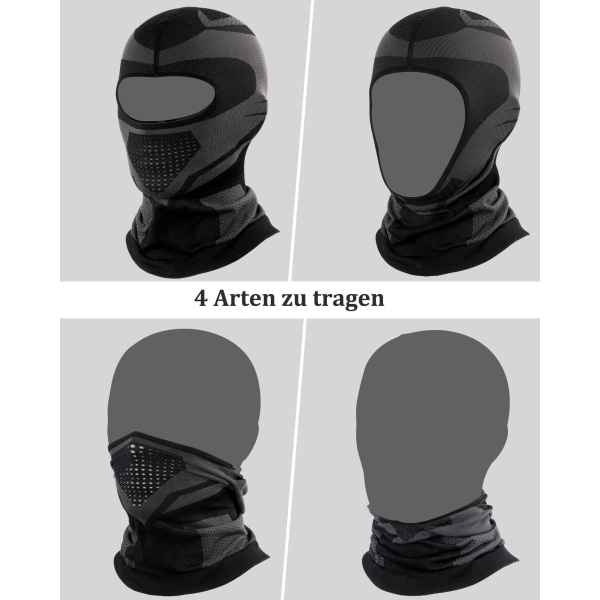 /#/Balaclava Skidmask Vindtät Ansiktsmask Motorcykel Halsvärmare (Paket med 1)/#/