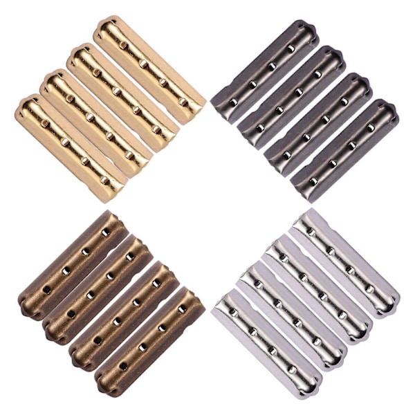 Supvox 80 stk DIY Skolisseender Hodereparasjon Skolisseender Metall Aglet Skolisse Erstatningsender