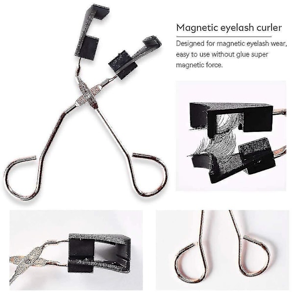 Magneettiripset Ilman Eyelineriä Uudelleenkäytettävät Tekoripset Klipsillä