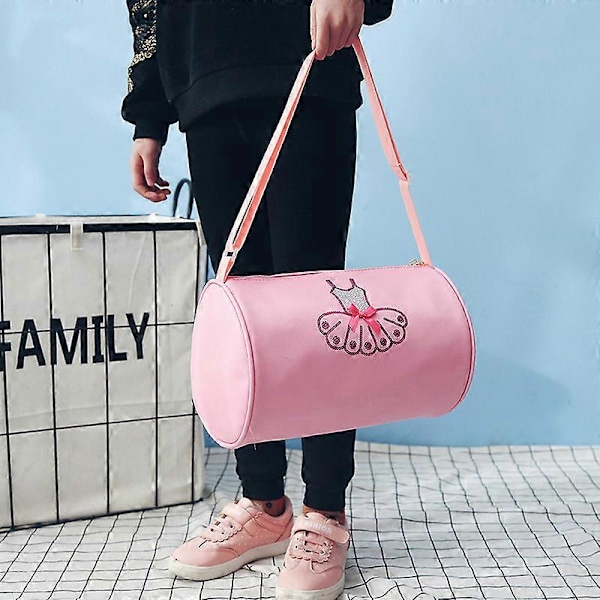 Söt Balettdans Ryggsäck Tutu Dansväska (Rosa Cirkelkjol)