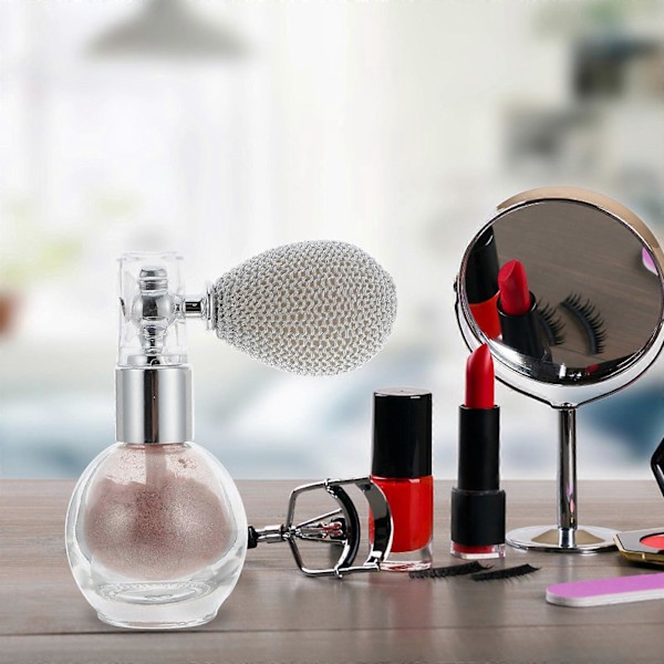 Kroppshår Highlighter Puder Sprayer Flaska Smink Glitter Puder Spruta Verktyg